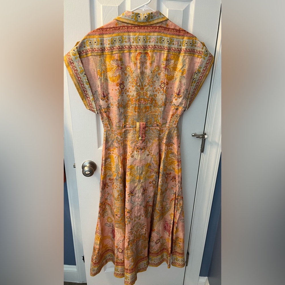 Zimmermann Acacia Midi Shirt Dress - Size 0 - Picture 6 of 11